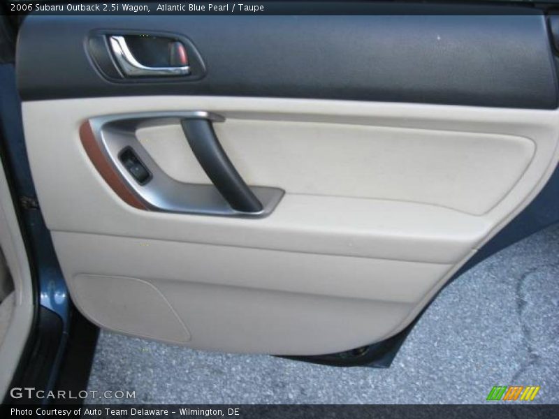 Atlantic Blue Pearl / Taupe 2006 Subaru Outback 2.5i Wagon