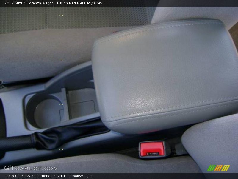 Fusion Red Metallic / Grey 2007 Suzuki Forenza Wagon