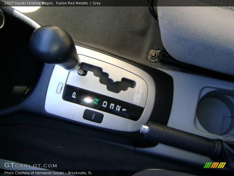 Fusion Red Metallic / Grey 2007 Suzuki Forenza Wagon