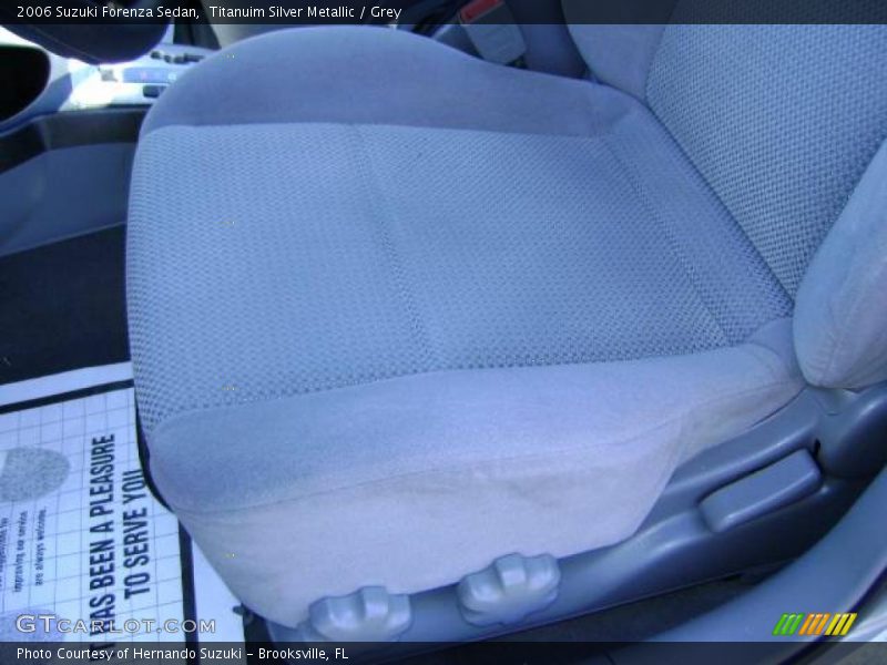 Titanuim Silver Metallic / Grey 2006 Suzuki Forenza Sedan