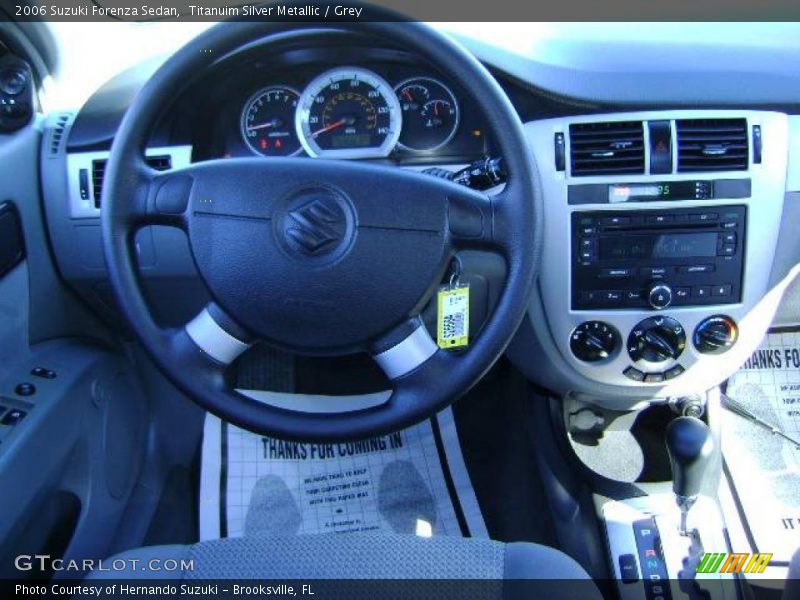 Titanuim Silver Metallic / Grey 2006 Suzuki Forenza Sedan