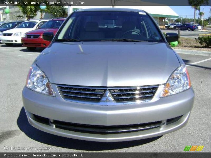 Cool Silver Metallic / Tan 2006 Mitsubishi Lancer ES