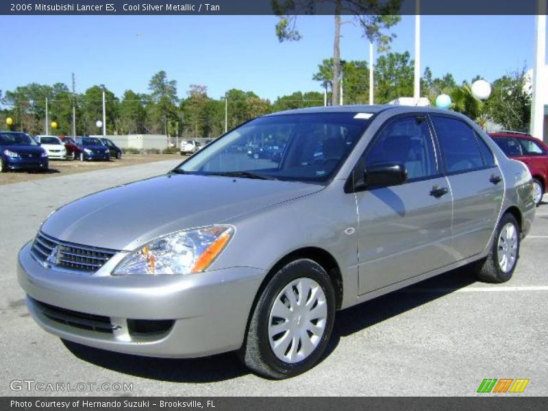 Cool Silver Metallic / Tan 2006 Mitsubishi Lancer ES