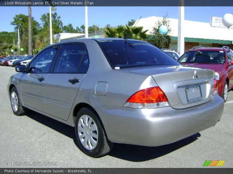 Cool Silver Metallic / Tan 2006 Mitsubishi Lancer ES