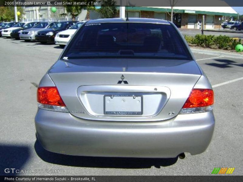 Cool Silver Metallic / Tan 2006 Mitsubishi Lancer ES