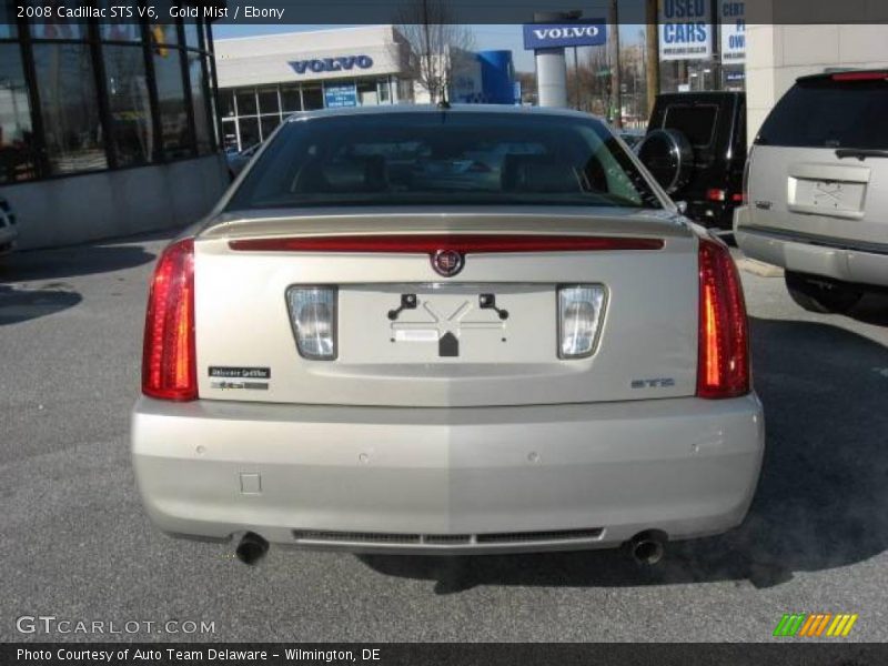 Gold Mist / Ebony 2008 Cadillac STS V6