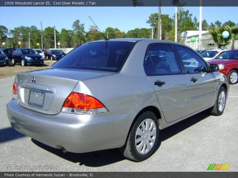 Cool Silver Metallic / Tan 2006 Mitsubishi Lancer ES
