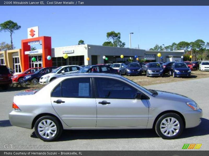 Cool Silver Metallic / Tan 2006 Mitsubishi Lancer ES