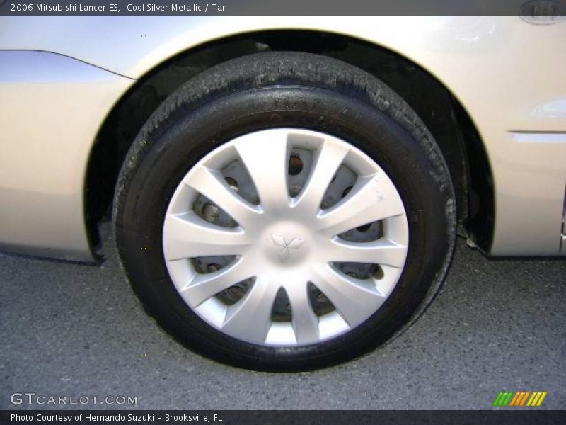 Cool Silver Metallic / Tan 2006 Mitsubishi Lancer ES