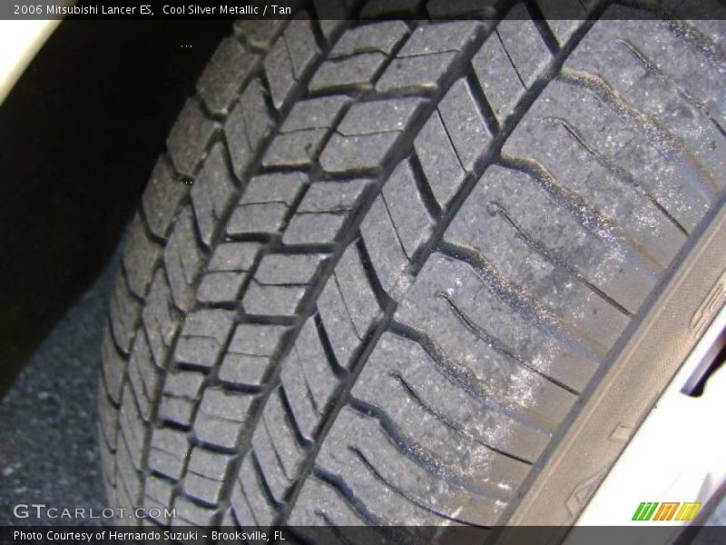 Cool Silver Metallic / Tan 2006 Mitsubishi Lancer ES
