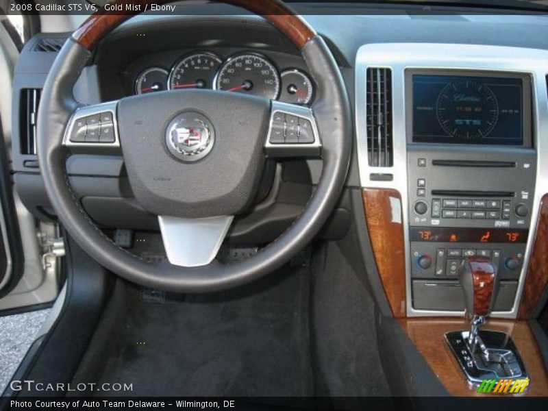 Gold Mist / Ebony 2008 Cadillac STS V6