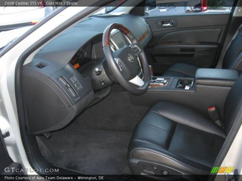 Gold Mist / Ebony 2008 Cadillac STS V6