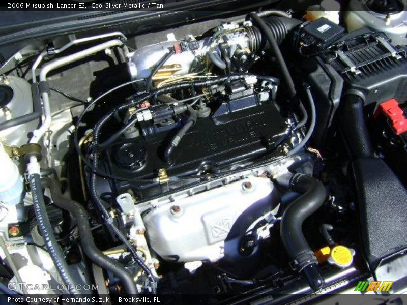 Cool Silver Metallic / Tan 2006 Mitsubishi Lancer ES