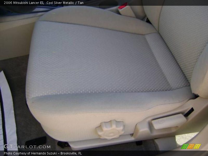 Cool Silver Metallic / Tan 2006 Mitsubishi Lancer ES