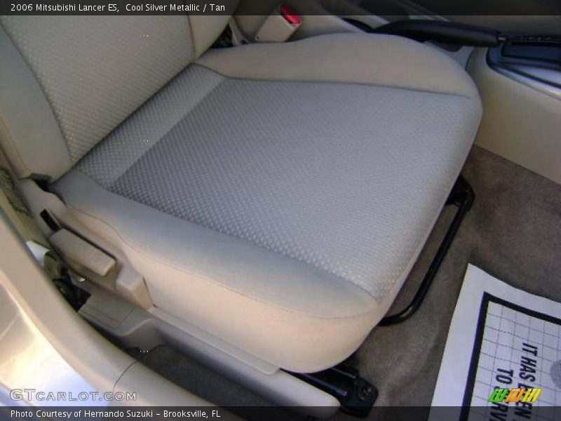 Cool Silver Metallic / Tan 2006 Mitsubishi Lancer ES