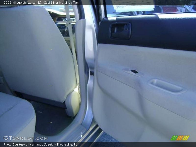 Cool Silver Metallic / Tan 2006 Mitsubishi Lancer ES