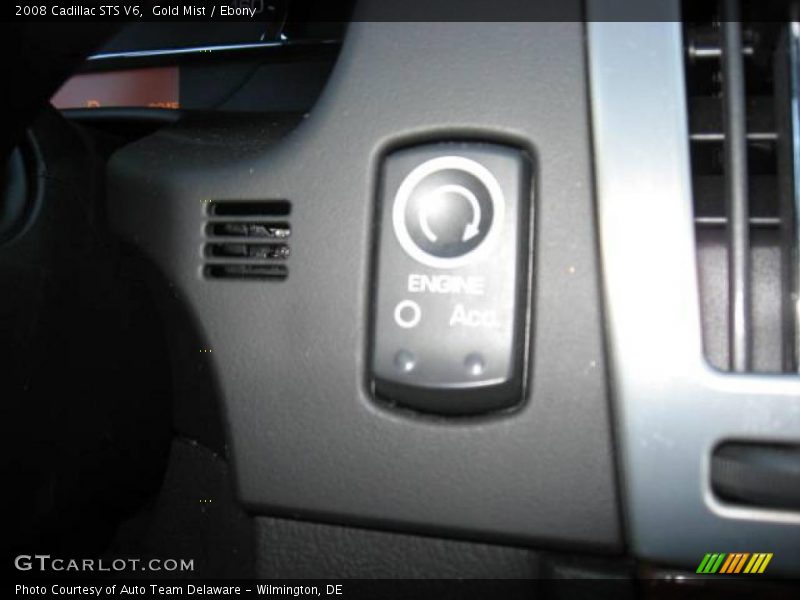 Gold Mist / Ebony 2008 Cadillac STS V6