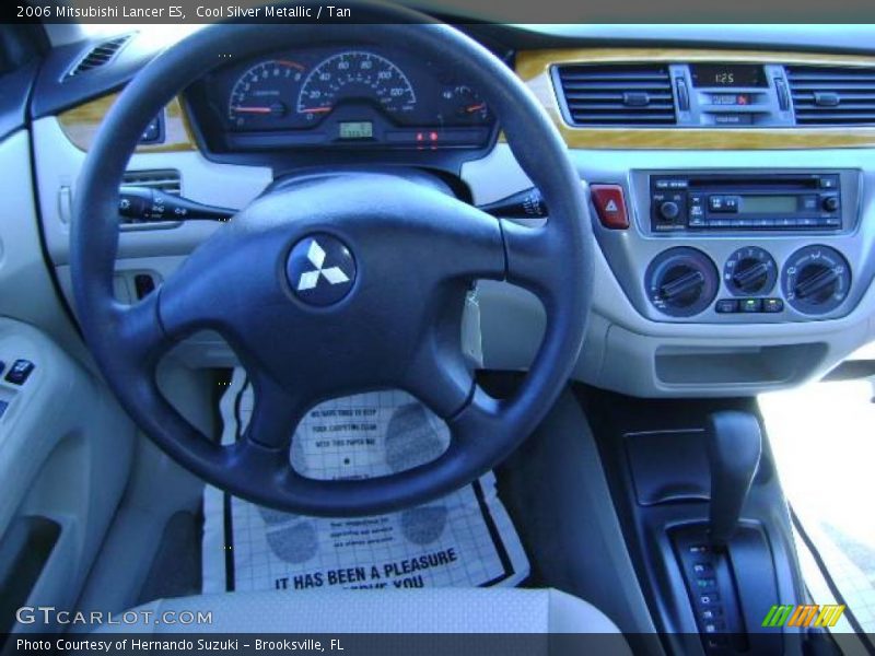 Cool Silver Metallic / Tan 2006 Mitsubishi Lancer ES