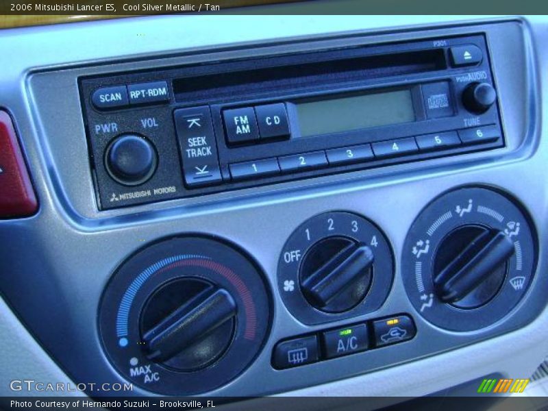 Cool Silver Metallic / Tan 2006 Mitsubishi Lancer ES