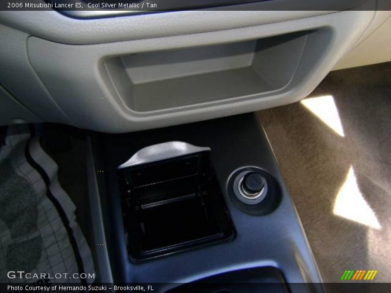 Cool Silver Metallic / Tan 2006 Mitsubishi Lancer ES