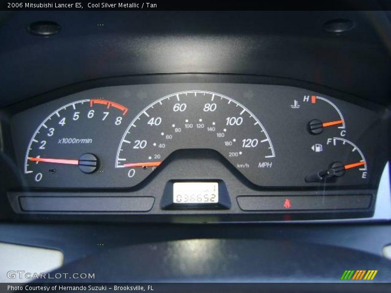 Cool Silver Metallic / Tan 2006 Mitsubishi Lancer ES