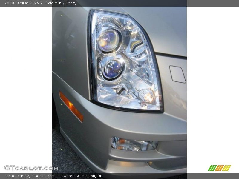 Gold Mist / Ebony 2008 Cadillac STS V6