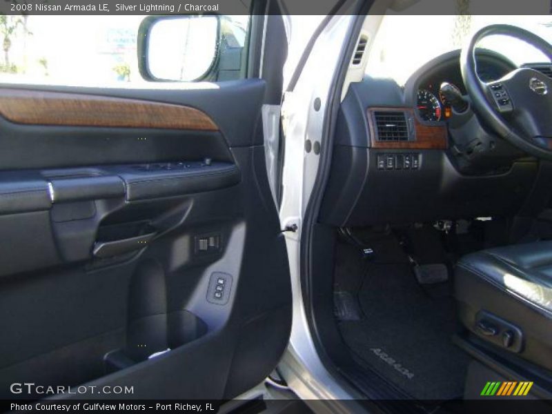 Silver Lightning / Charcoal 2008 Nissan Armada LE