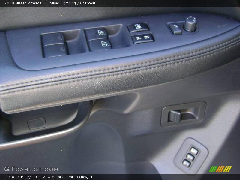 Silver Lightning / Charcoal 2008 Nissan Armada LE