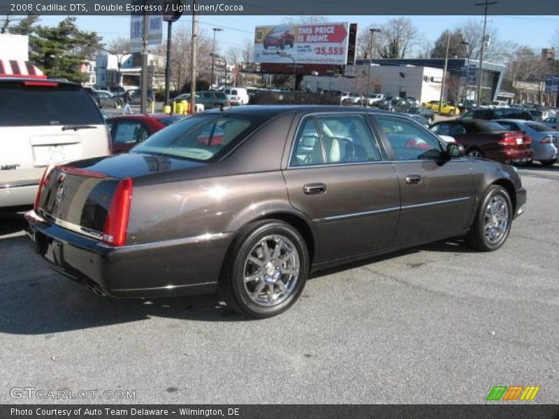 Double Espresso / Light Linen/Cocoa 2008 Cadillac DTS