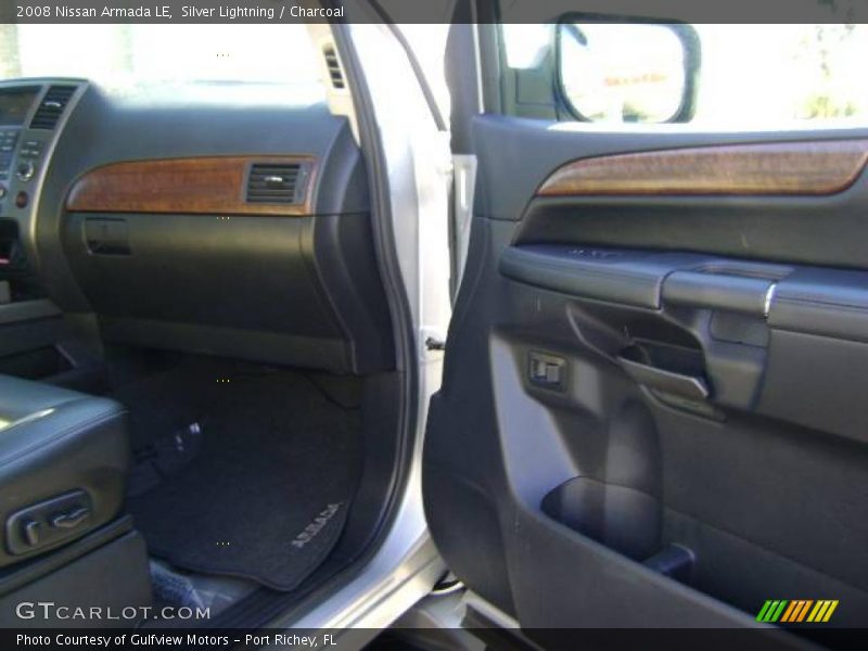 Silver Lightning / Charcoal 2008 Nissan Armada LE