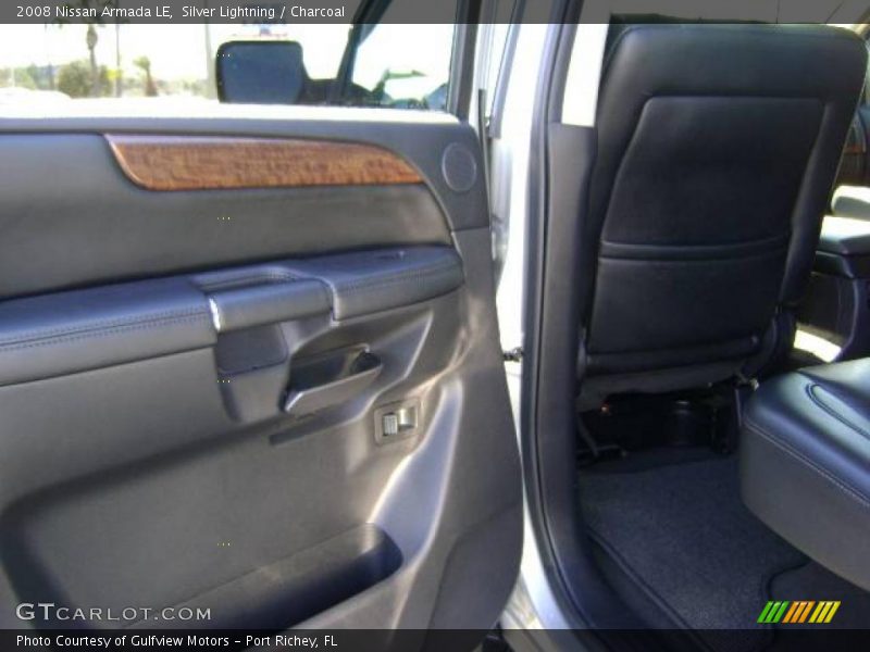 Silver Lightning / Charcoal 2008 Nissan Armada LE