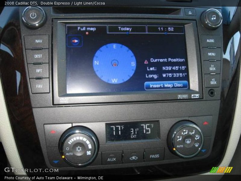 Double Espresso / Light Linen/Cocoa 2008 Cadillac DTS