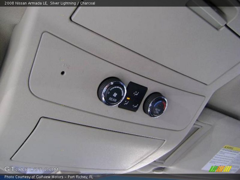 Silver Lightning / Charcoal 2008 Nissan Armada LE