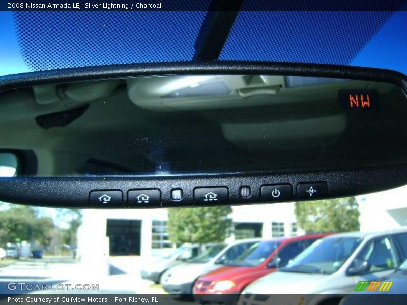 Silver Lightning / Charcoal 2008 Nissan Armada LE