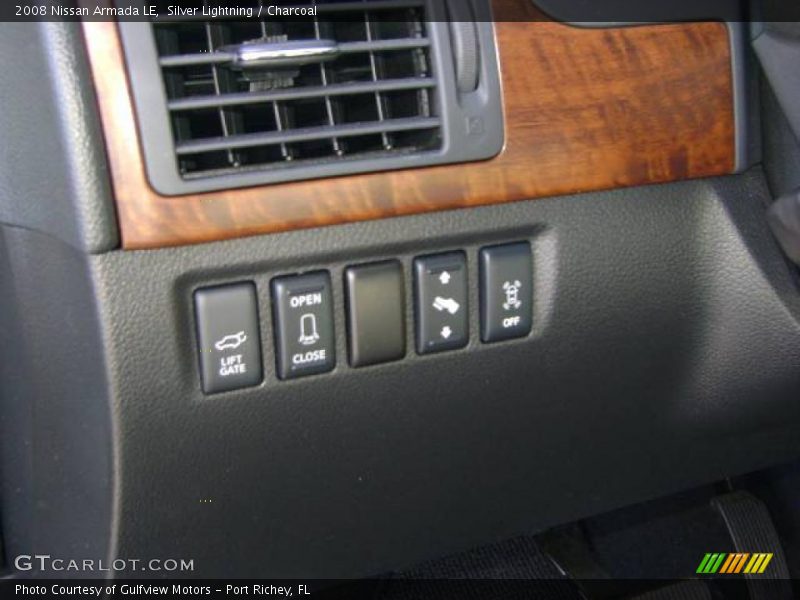 Silver Lightning / Charcoal 2008 Nissan Armada LE