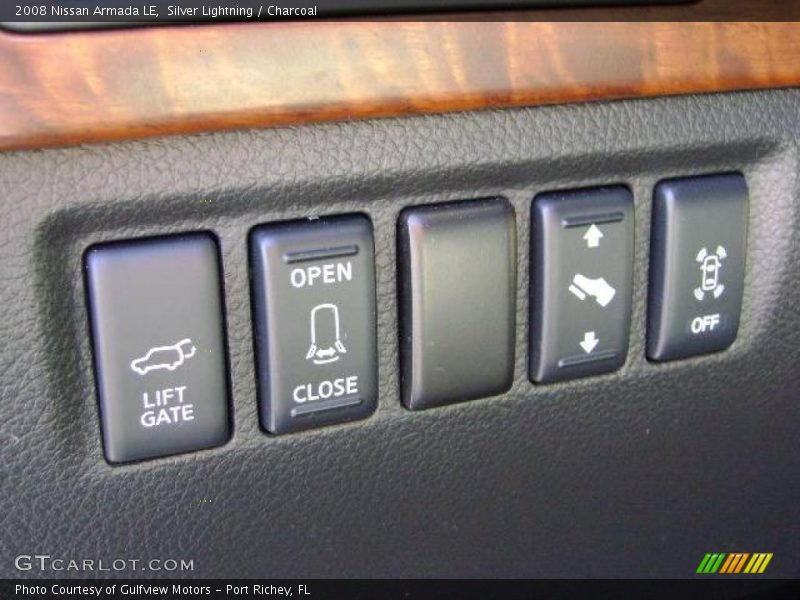 Silver Lightning / Charcoal 2008 Nissan Armada LE