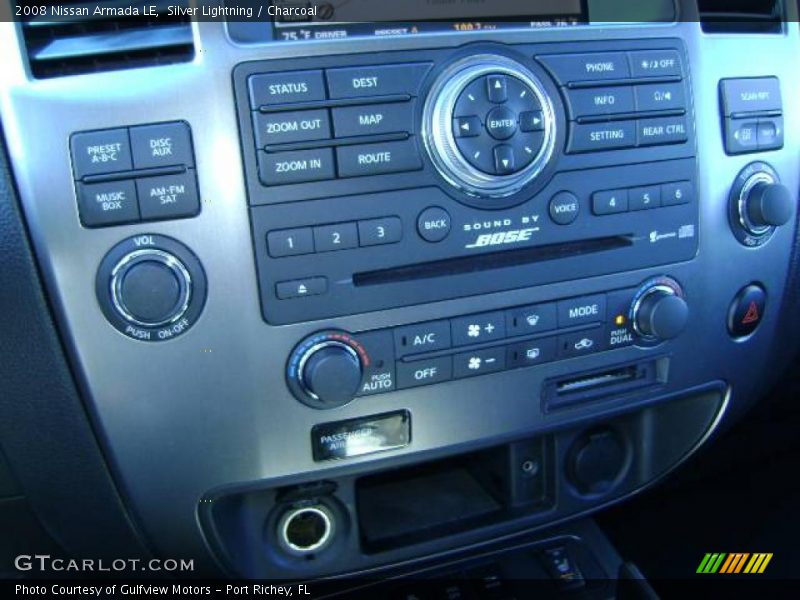 Silver Lightning / Charcoal 2008 Nissan Armada LE
