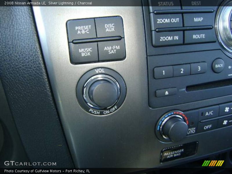 Silver Lightning / Charcoal 2008 Nissan Armada LE