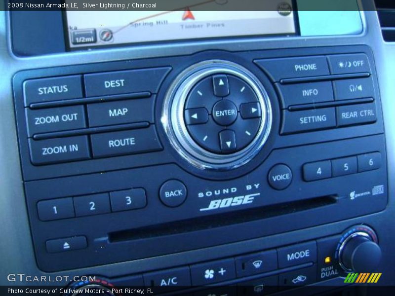 Silver Lightning / Charcoal 2008 Nissan Armada LE