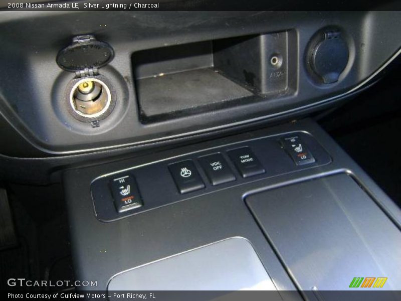 Silver Lightning / Charcoal 2008 Nissan Armada LE