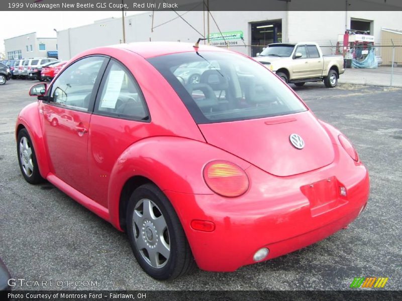 Red Uni / Black 1999 Volkswagen New Beetle GLS Coupe