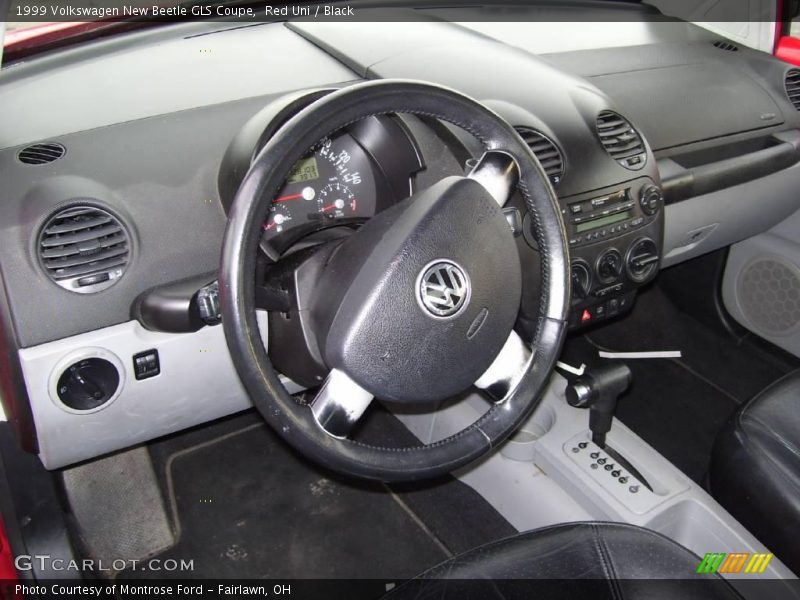 Red Uni / Black 1999 Volkswagen New Beetle GLS Coupe