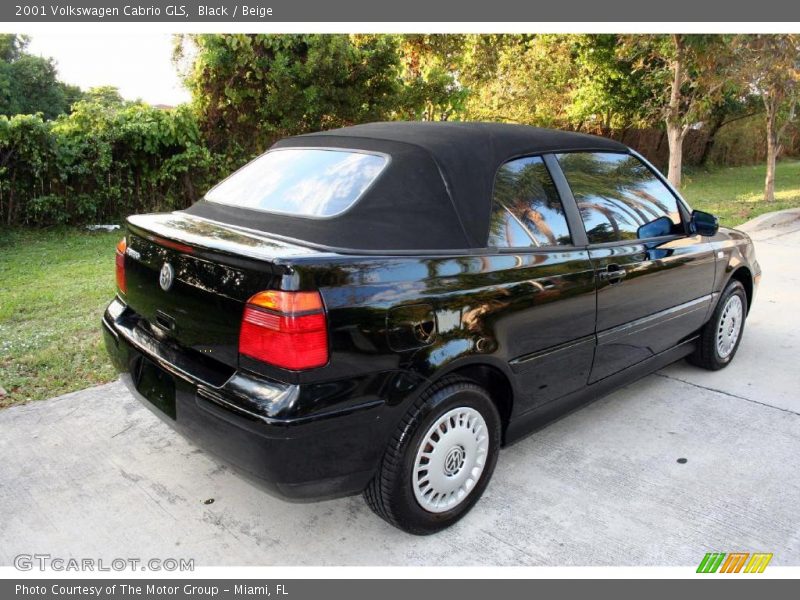 Black / Beige 2001 Volkswagen Cabrio GLS
