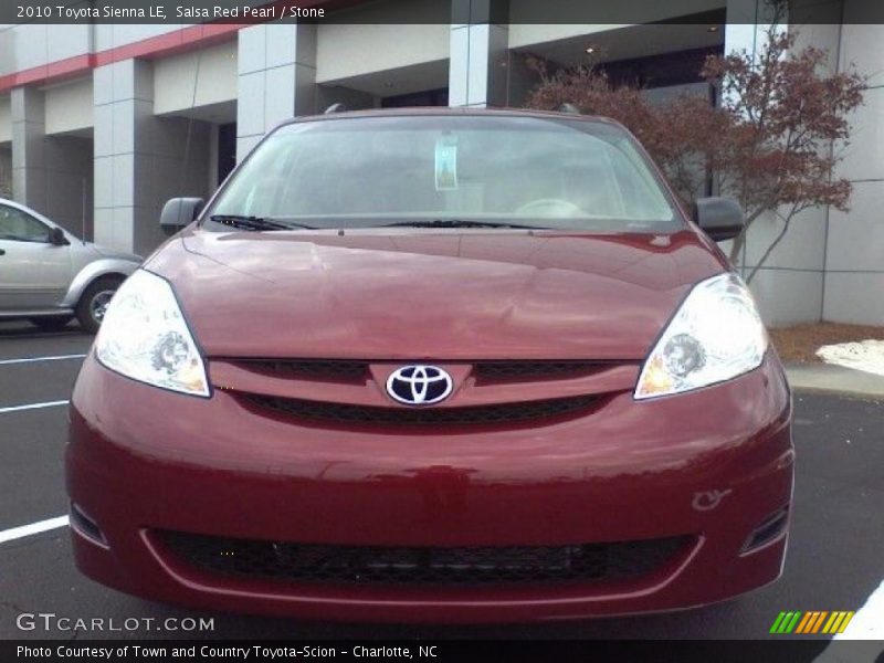 Salsa Red Pearl / Stone 2010 Toyota Sienna LE
