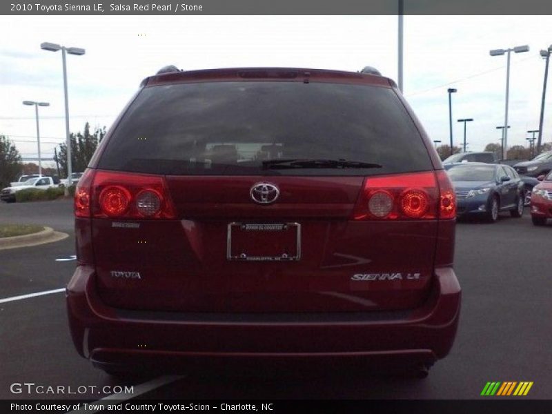 Salsa Red Pearl / Stone 2010 Toyota Sienna LE
