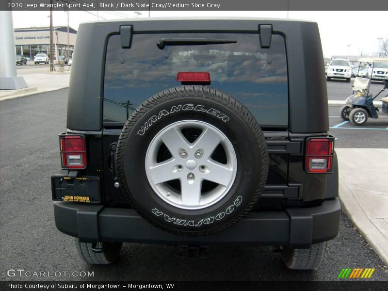 Black / Dark Slate Gray/Medium Slate Gray 2010 Jeep Wrangler Sport 4x4