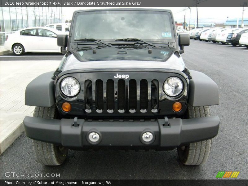 Black / Dark Slate Gray/Medium Slate Gray 2010 Jeep Wrangler Sport 4x4
