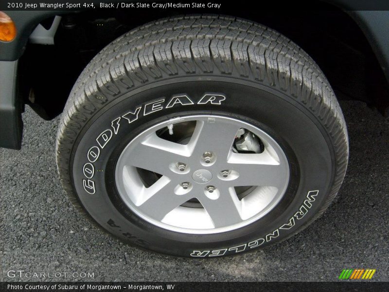 Black / Dark Slate Gray/Medium Slate Gray 2010 Jeep Wrangler Sport 4x4
