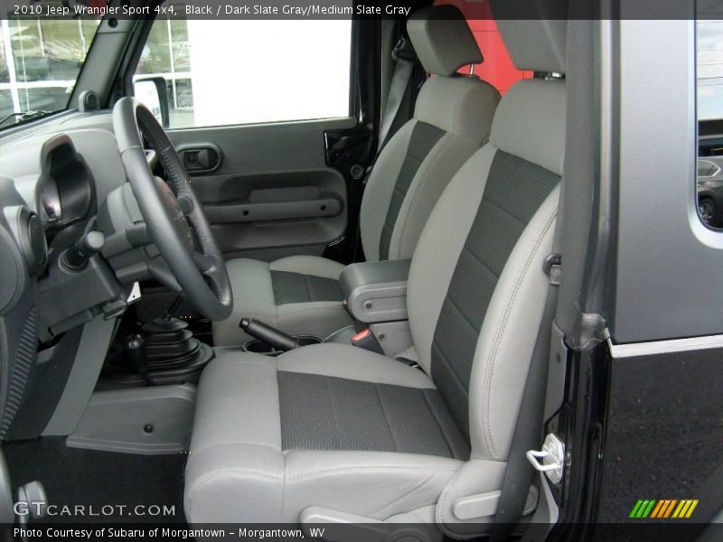 Black / Dark Slate Gray/Medium Slate Gray 2010 Jeep Wrangler Sport 4x4