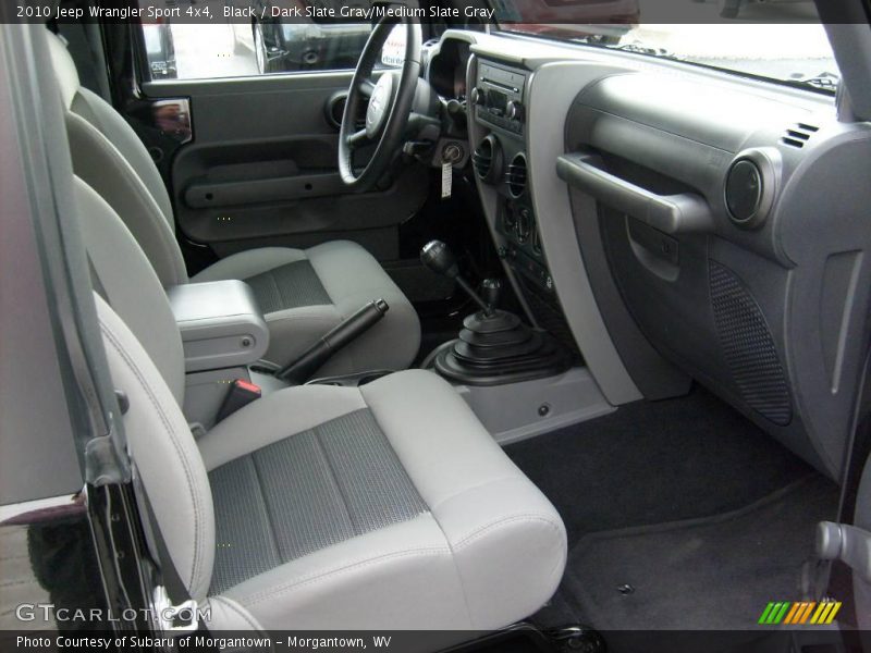 Black / Dark Slate Gray/Medium Slate Gray 2010 Jeep Wrangler Sport 4x4